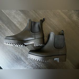 Jeffrey Campbell ankle rainboots